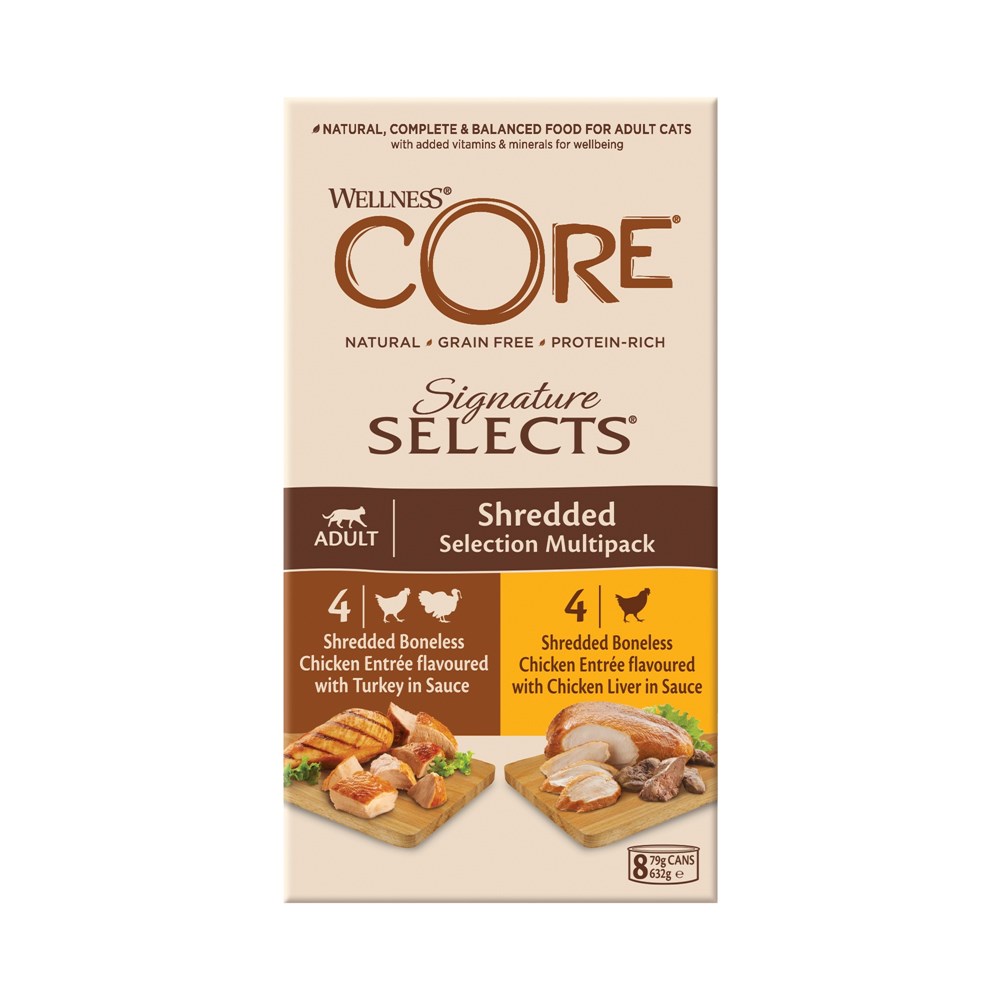 Wellness Core Signature Selects Shredded Multipack 8x79g