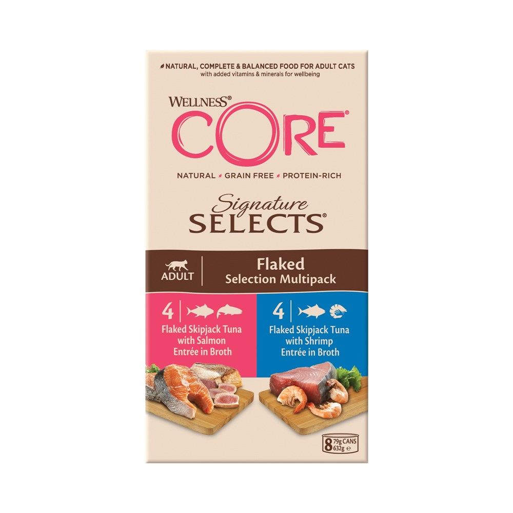 Wellness Core Signature Selects Flaked Multipack 8x79g