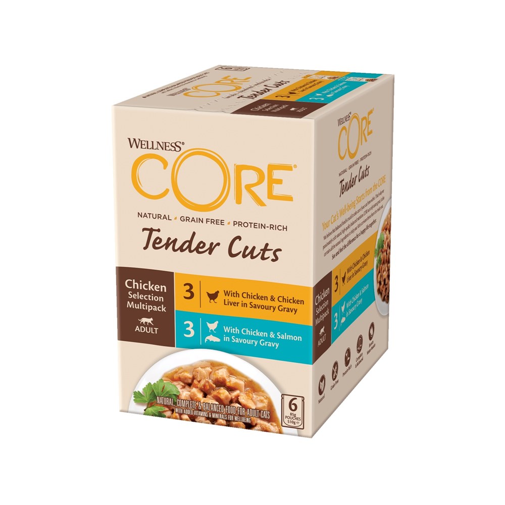 Wellness Core Tender Cuts Chicken Selection Multipack 6x85g