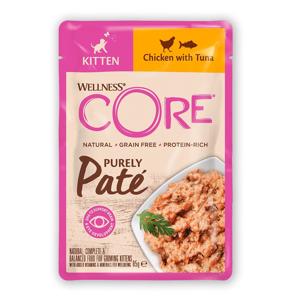 Wellness Core Purely Pate Kitten Chicken 85g