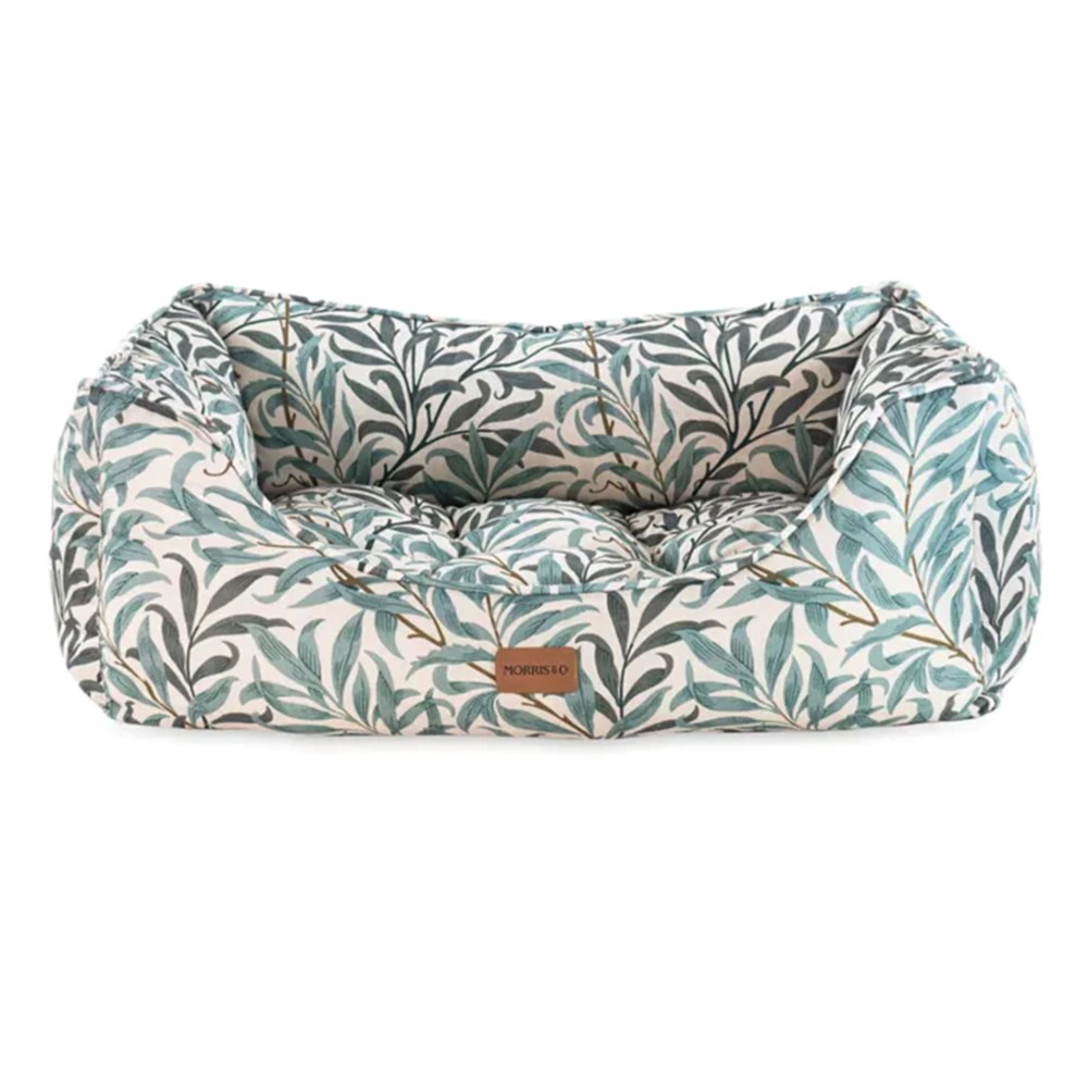 William Morris Willow Bough Print Square Bed Small