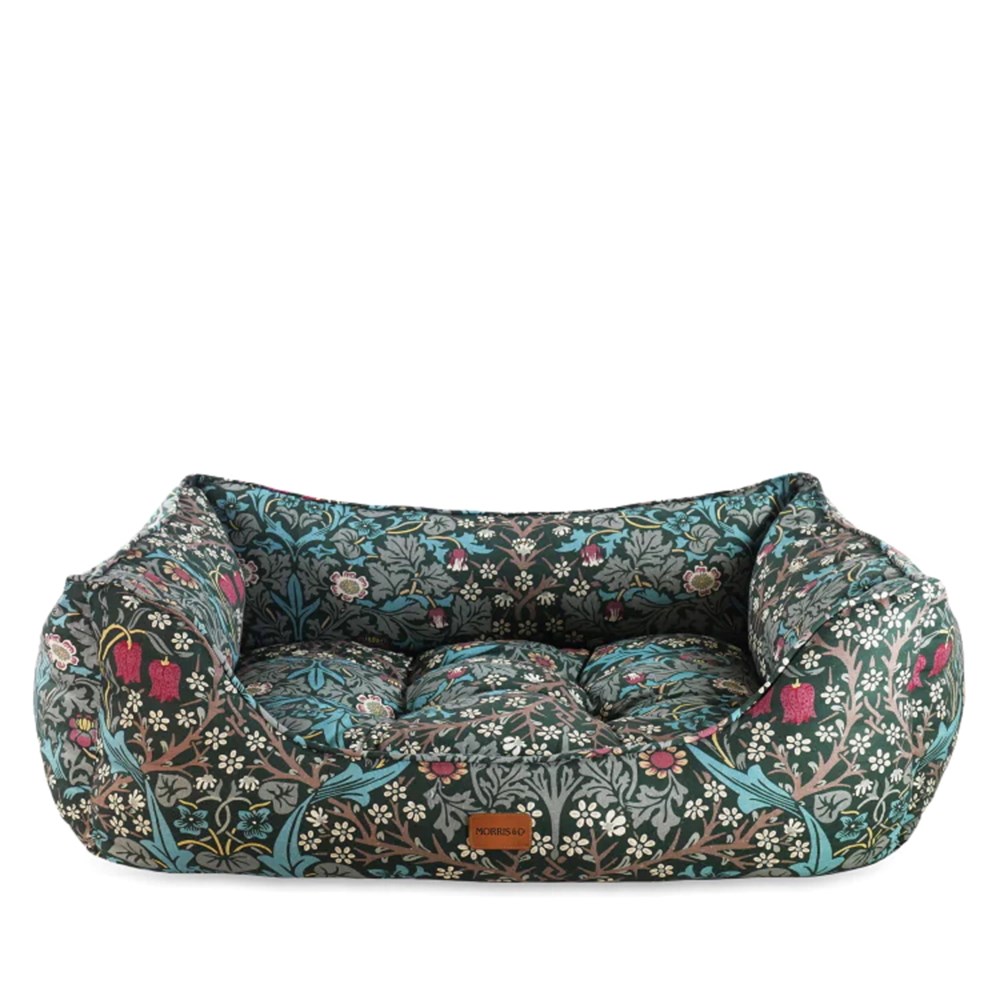 William Morris Blackthorn Print Square Bed Small