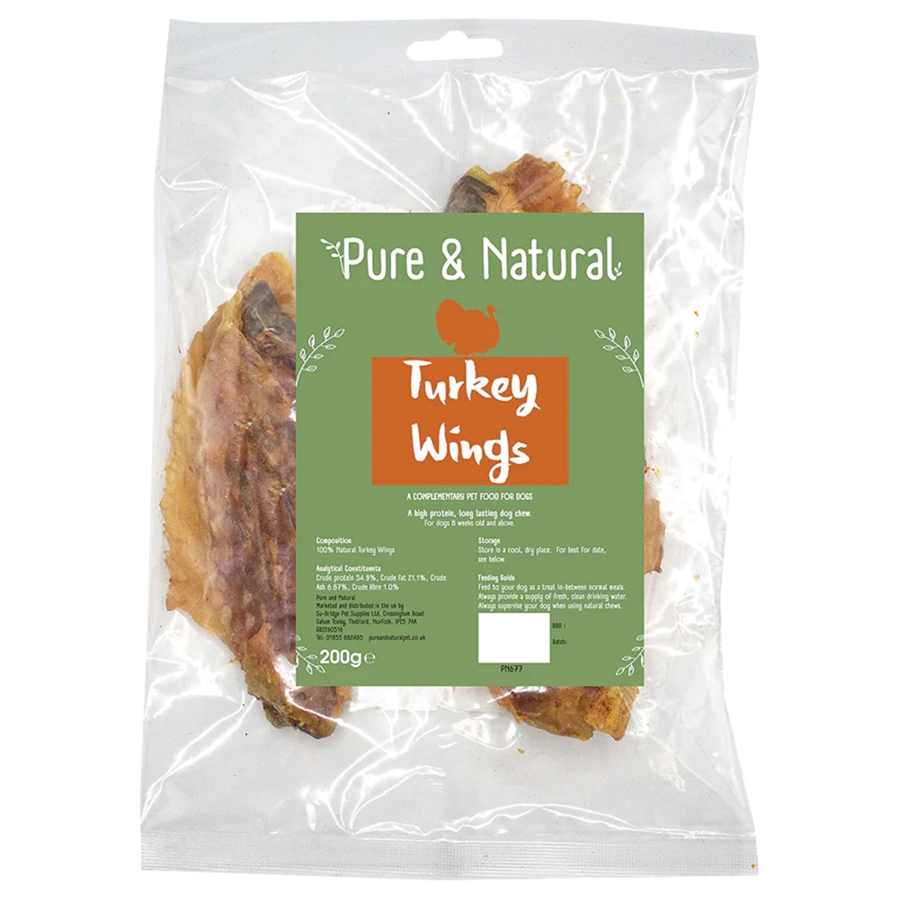 Pure & Natural Turkey Wings 200gm