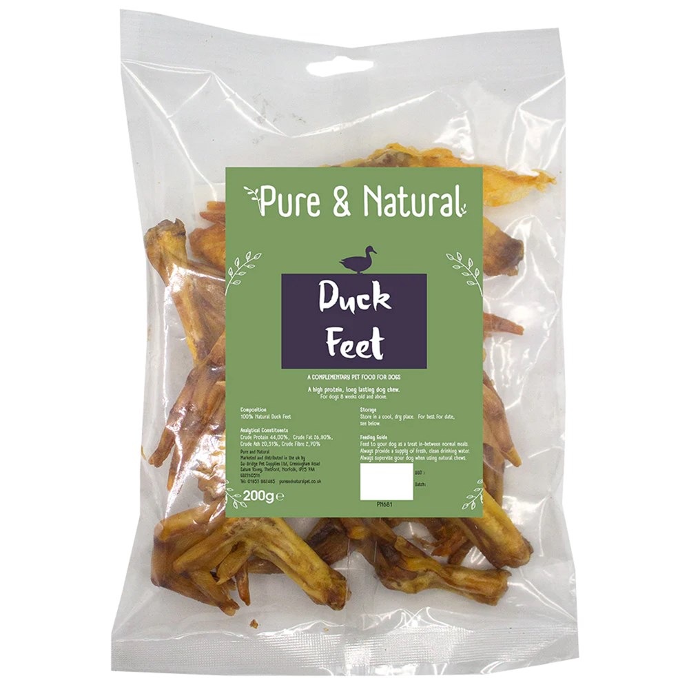 Pure & Natural Duck Feet 200gm