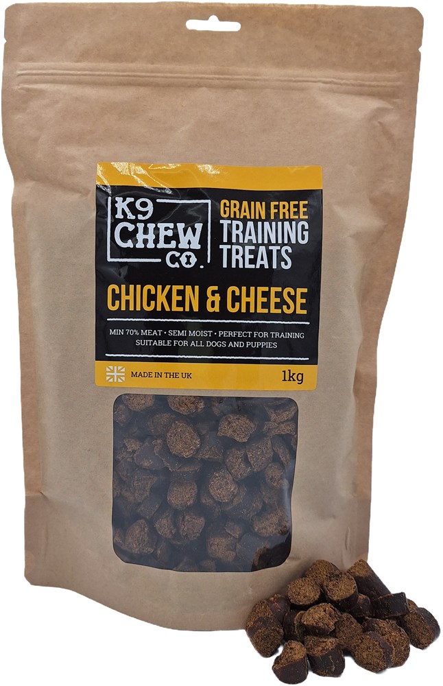 K9 Chew Co. Chicken & Cheese Training Treats 1kg