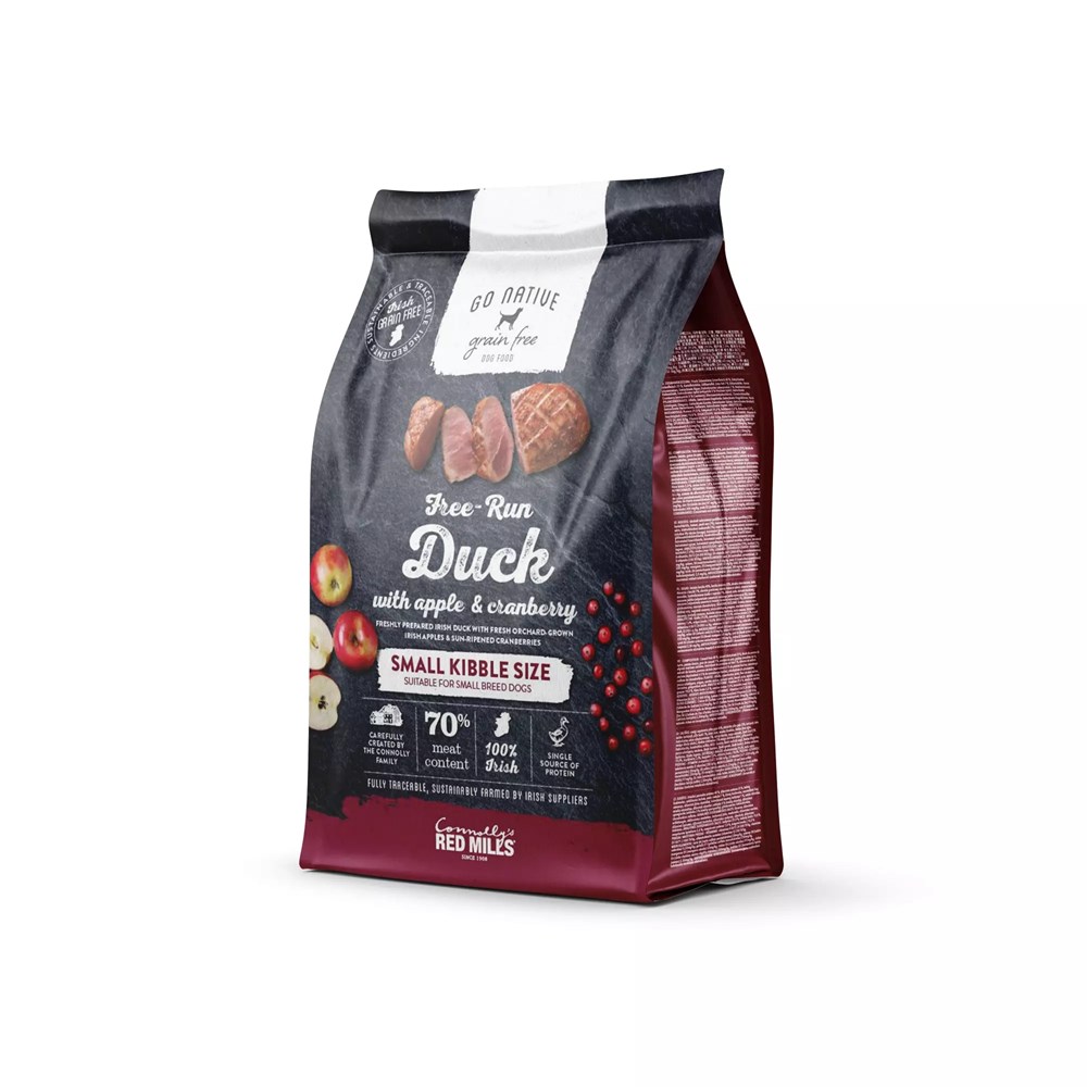 Go Native Duck with Apple Cranberry Small Breed 1.5kg Go Native Dog Food Farm Pet Place