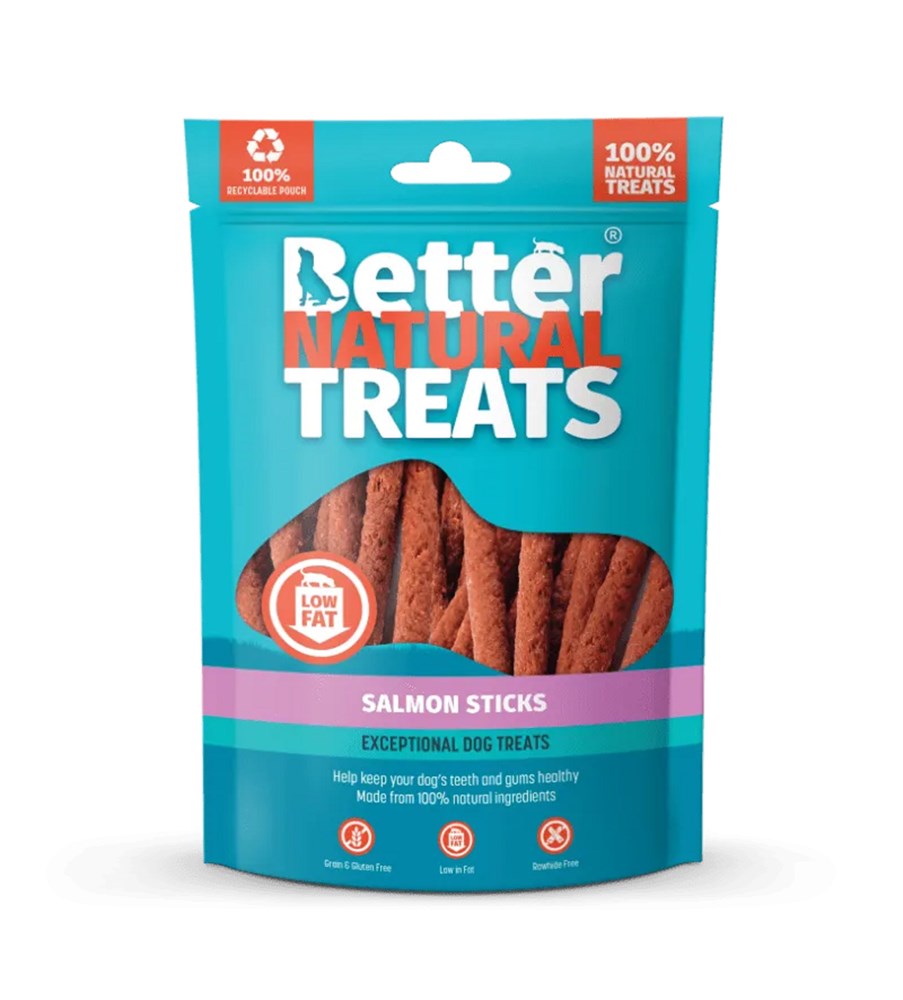 Better Natural Treats Salmon Sticks 90g