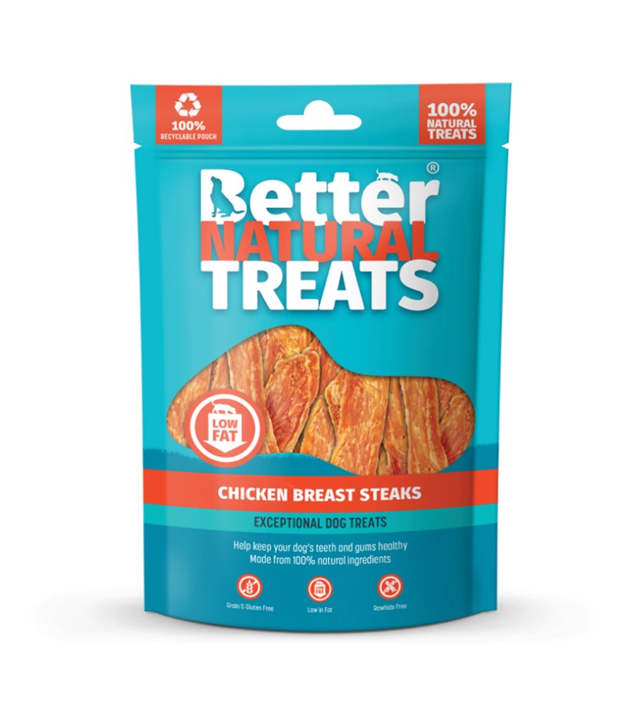 Better Natural Treats Chicken Breast Steaks 90g