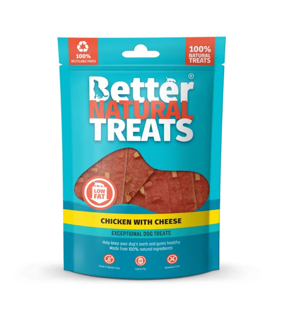 Better Natural Treats Chicken With Cheese 90g