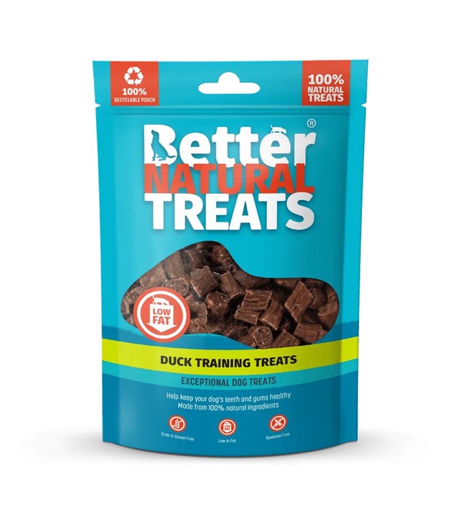 Better Natural Treats Duck Training Treats 90g