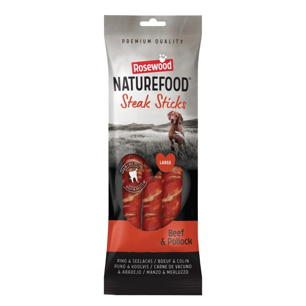 Naturefood Large Steak Stocks Beef 3 Piece 240g