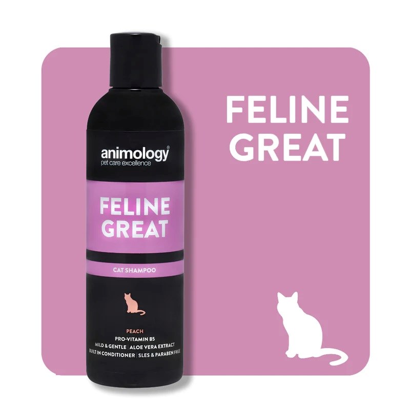 Animology Feline Great Cat Shampoo - PEACH 250ml