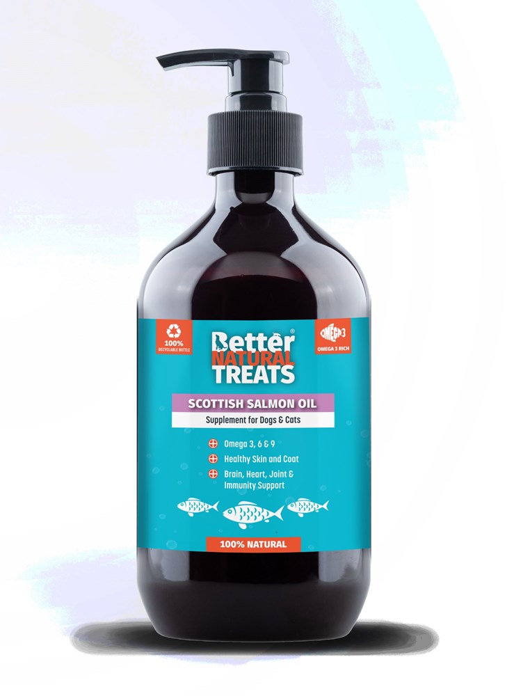 Better Natural Treats Scottish Salmon Oil 500 ml