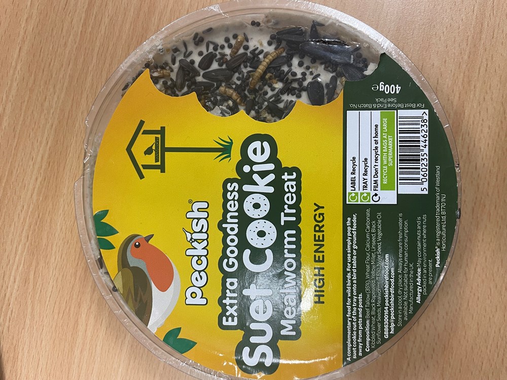 Peckish Extra Goodness Mealworm Suet Cookie 400g