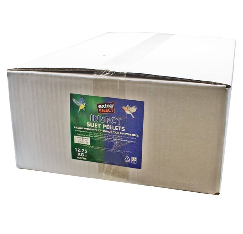 extra select suet pellets insect 12.75kg