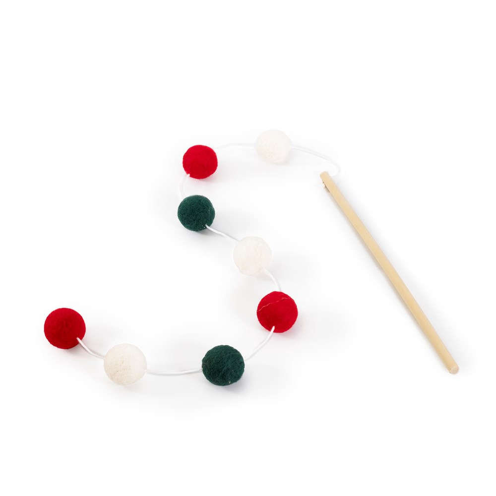 Rosewood Wool Pom Pom Teaser