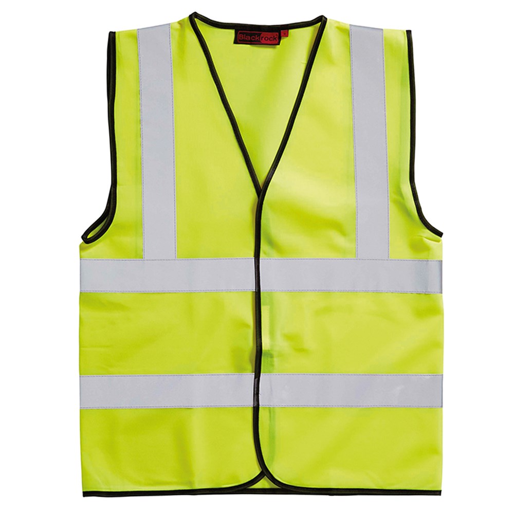 Blackrock Hi-Vis Waistcoat Sleeveless Adult Yellow - Medium
