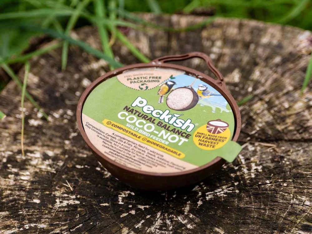 Peckish Natural Balance Coco-Not Wild Bird Feeder