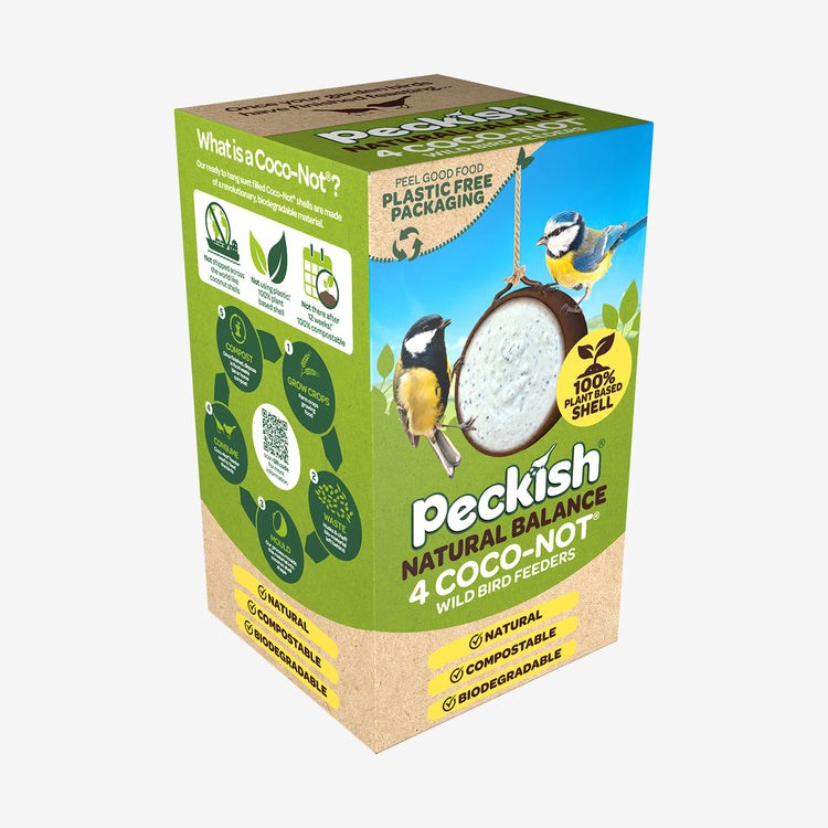 Peckish Natural Balance Wild Bird Coco-Nots 4 Pack