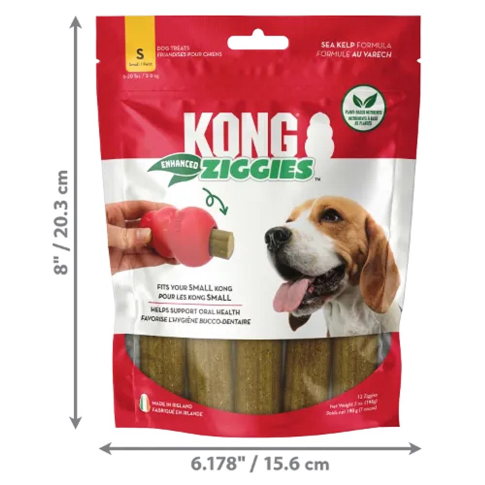 Kong Ziggies Enhanced Chews Small