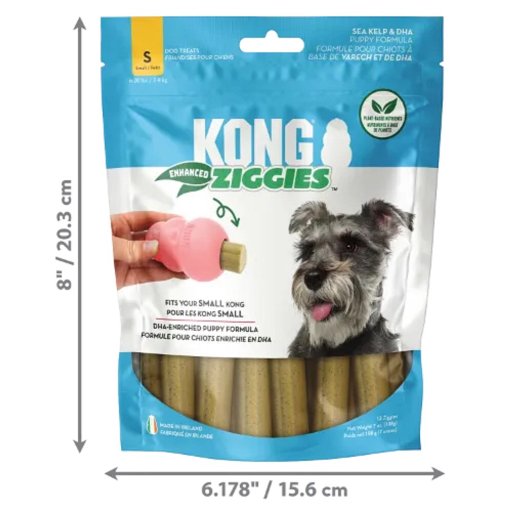 Kong Ziggies Enhanced Chews Puppy Small