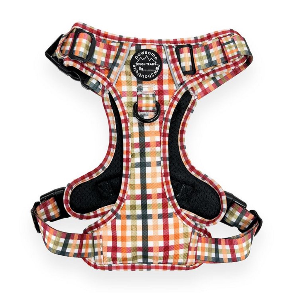 Pawsome Paws Plaid Pup Tough Trails Harness xs