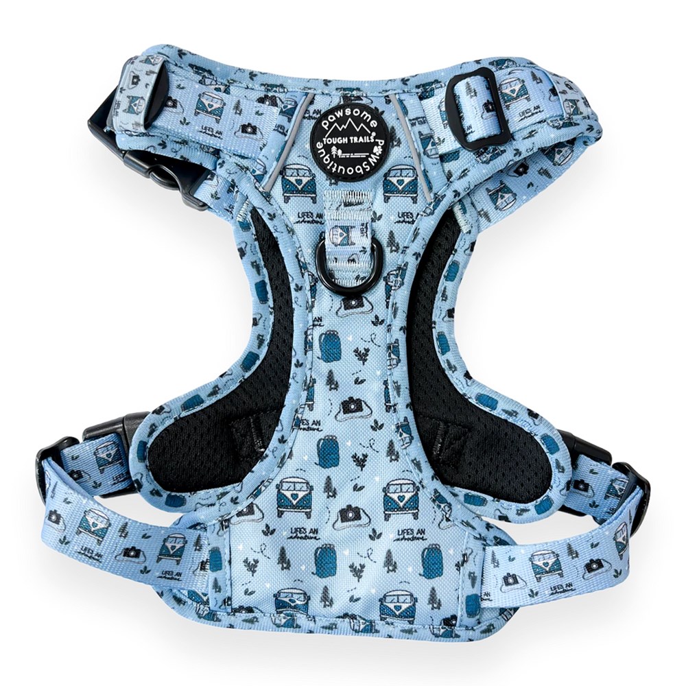 Pawsome Paws Reubens Roadtrip Tough Trails Harness xs