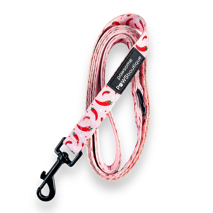 Pawsome Paws Chilli Dog Fabric 5ft Lead