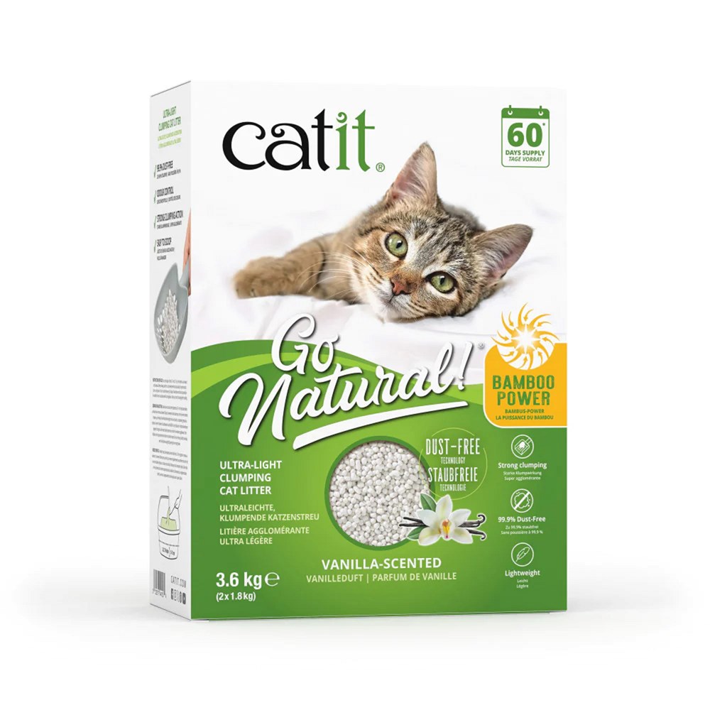 Catit Go Natural Bamboo Clumping Litter 3.8kg