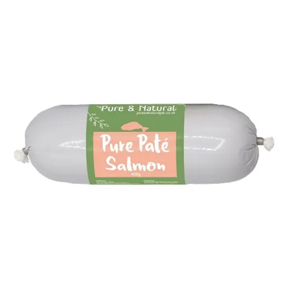 Pure & Natural Pure Pate Sausage Salmon 400g