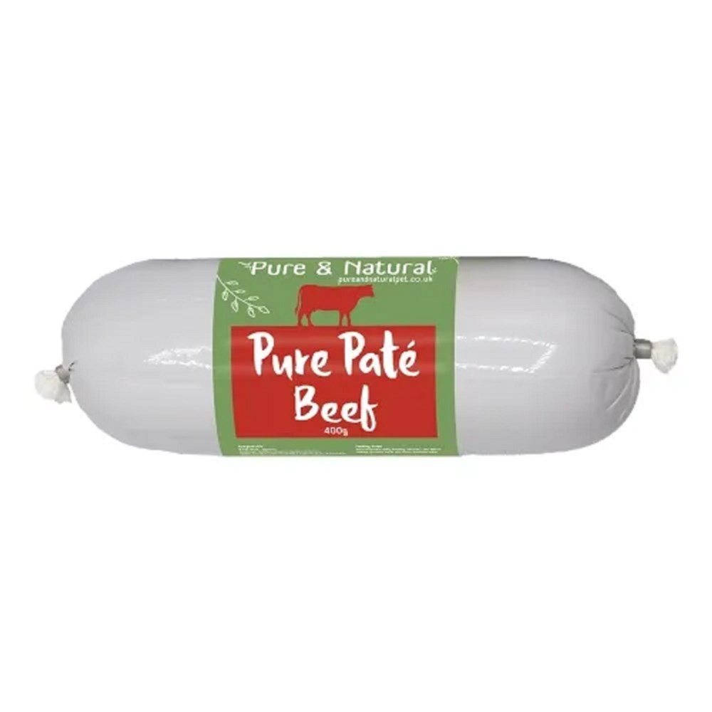 Pure & Natural Pure Pate Sausage Beef 400g
