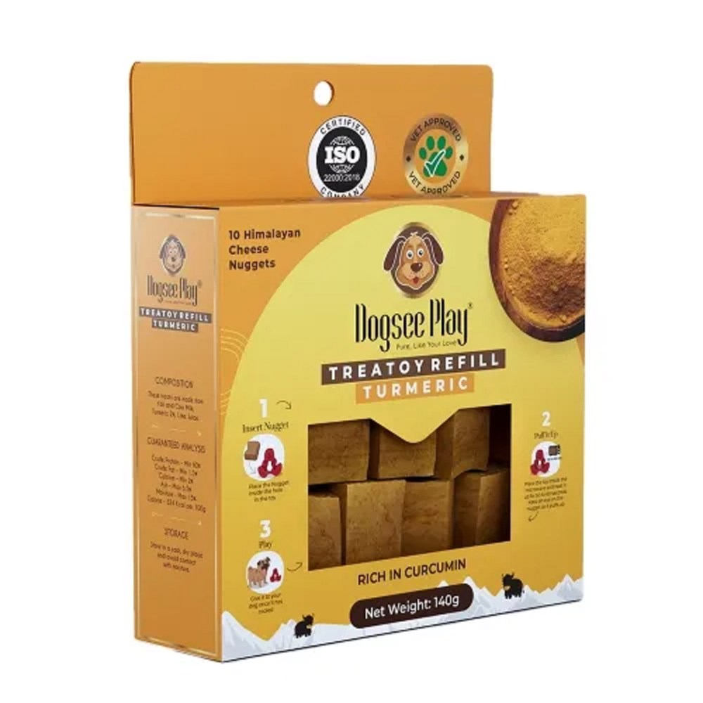 Dogsee Play Refill Pack Turmeric 10 piece 140gm