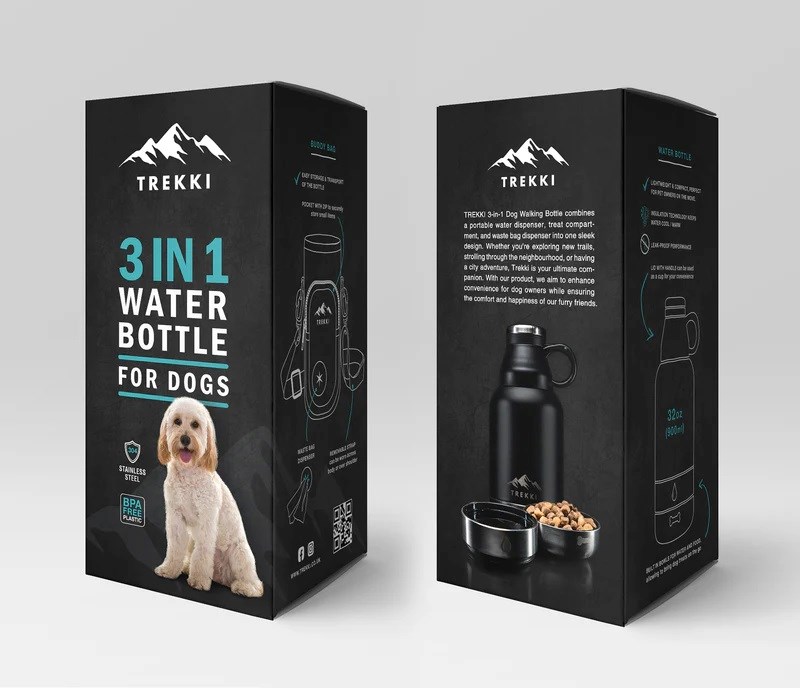 Trekki: The Ultimate 3-in-1 Water Bottle for Dogs