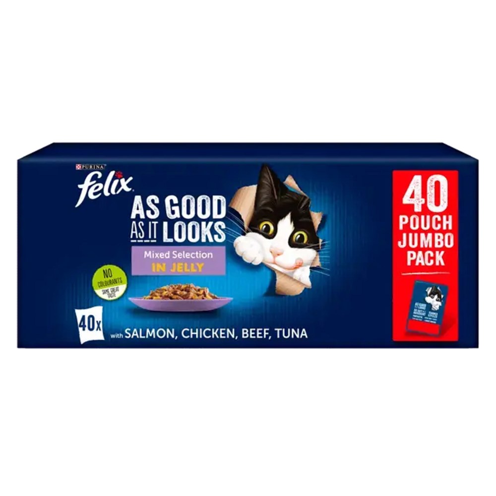 Felix As Good As It Looks - Favourites Mixed Selection Jelly 40 x 85g