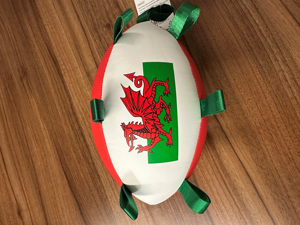 Hemmo Welsh Pick Me Up Rugby Ball