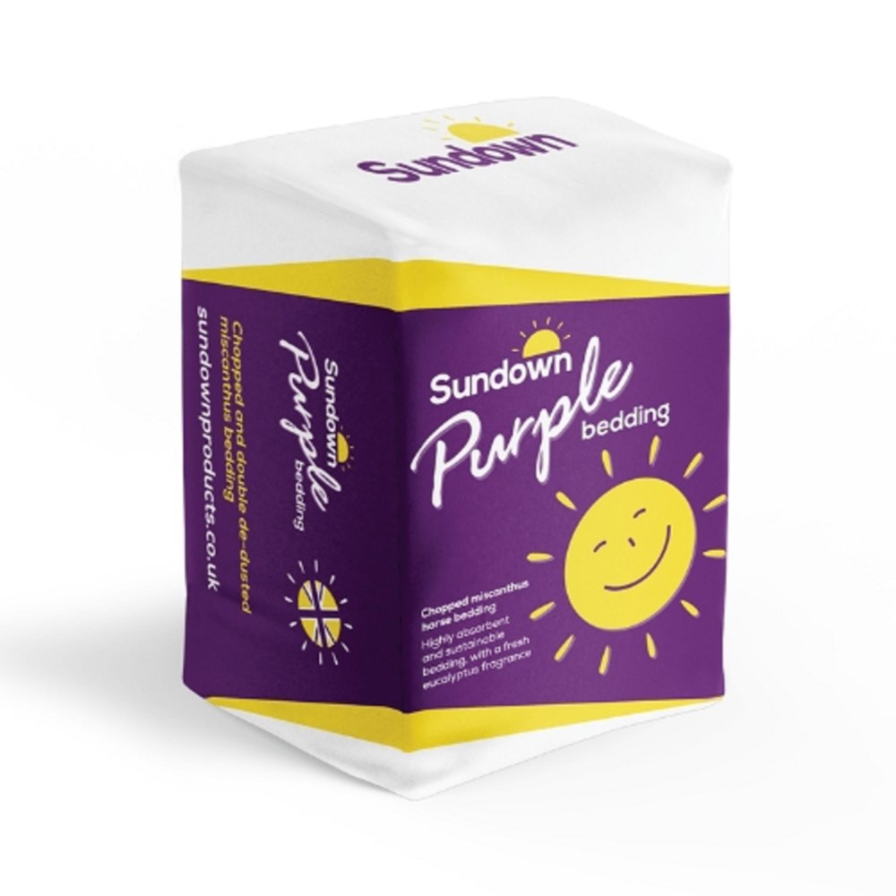 Sundown Purple Chopped Miscanthus Straw 19kg