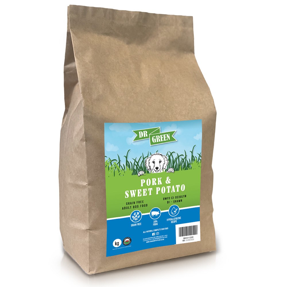 Dr Green Grain Free Lamb,Sweet Potato & Mint Working Dog 12kg