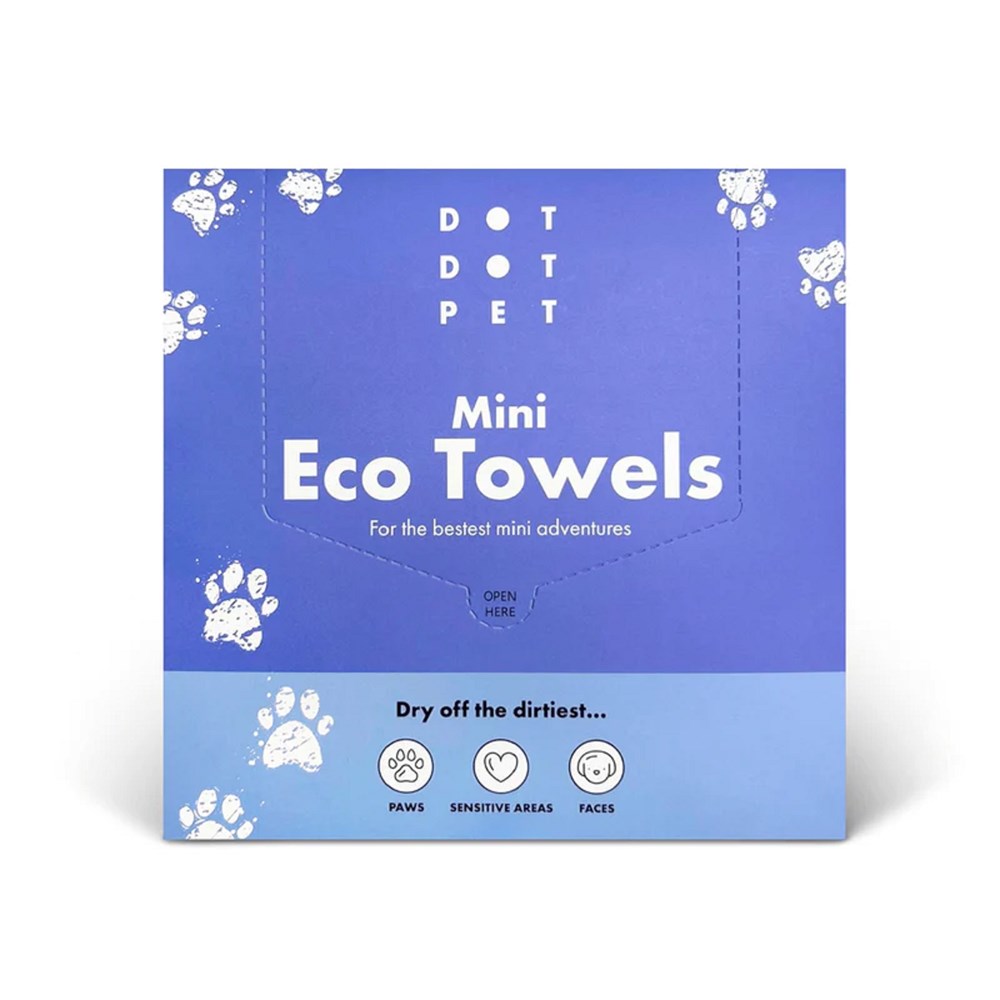 DotDotPet Mini Eco Dog Towels 10 Pack