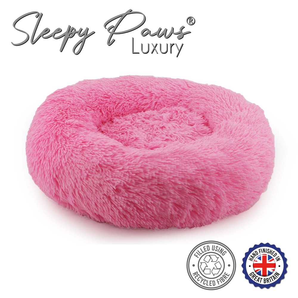 Ancol Super Plush Donut Bed 50cm - Pink