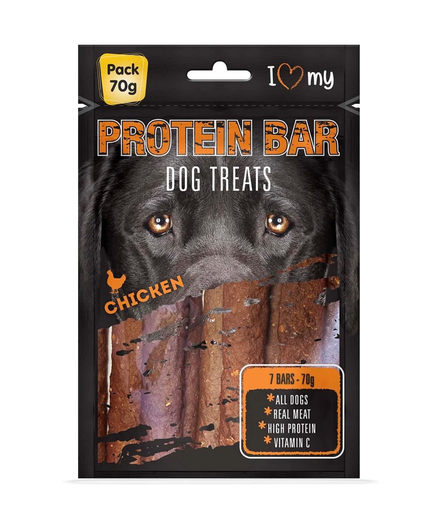 I Love My Pet Chicken Protein Bars 70g
