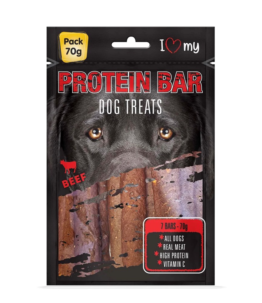 I Love My Pet Beef Protein Bars 70g