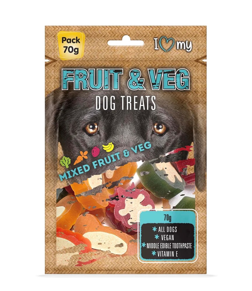 I Love My Pets Fruit & Veg Mixed Treats 70g