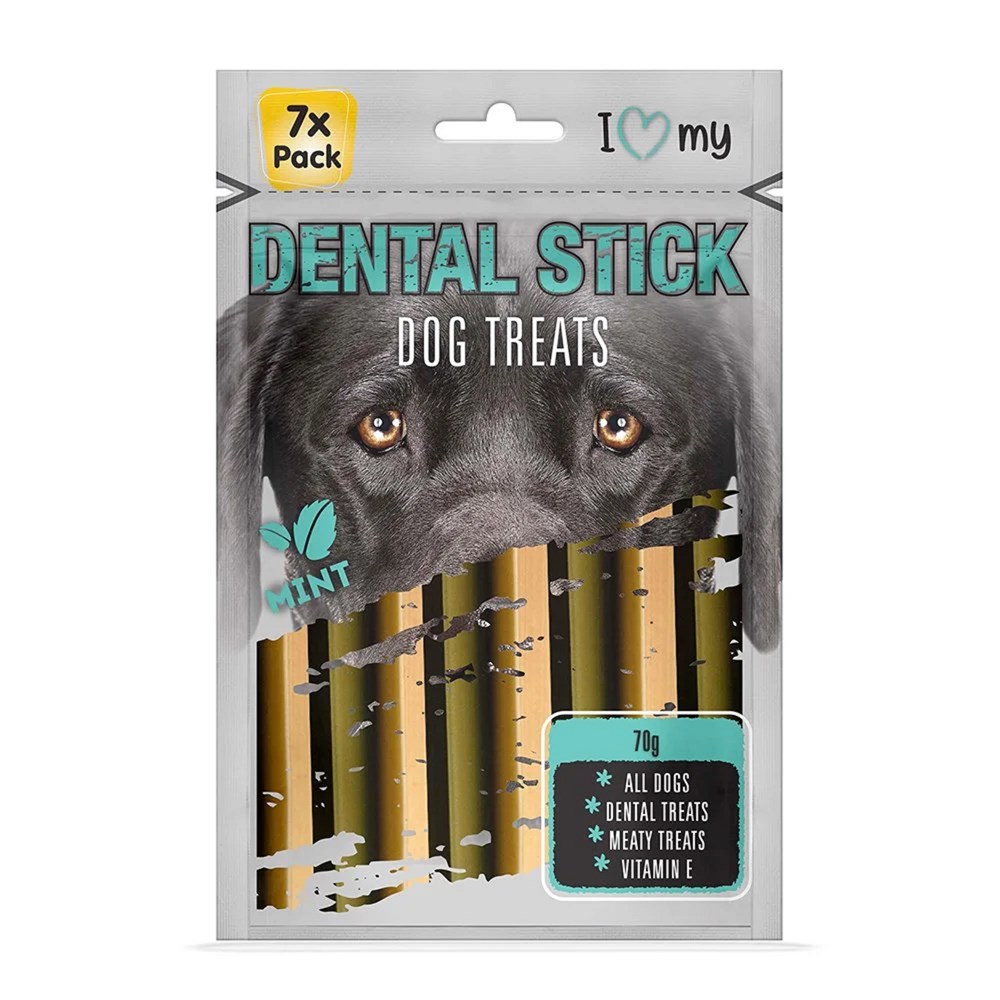 I Love My Pets Dental Sticks Mint 70g