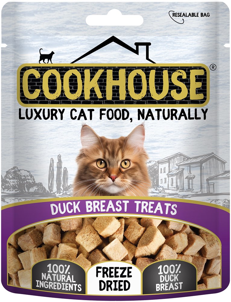 Cookhouse Cat Treats Freeze Dried Duck Breast 10g