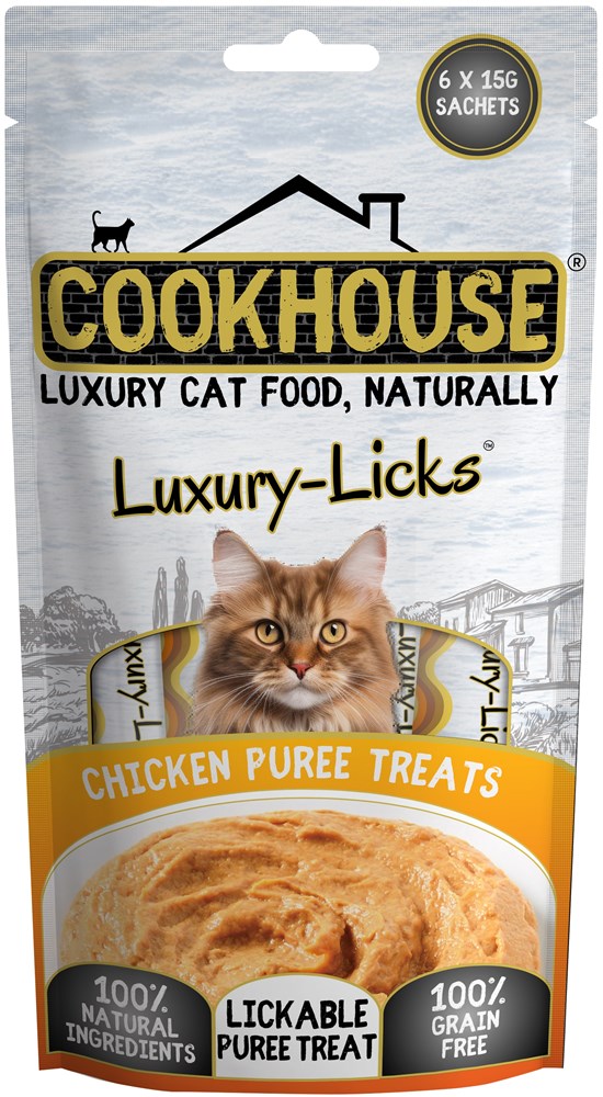 Cookhouse Cat Licks Puree Chicken 90g