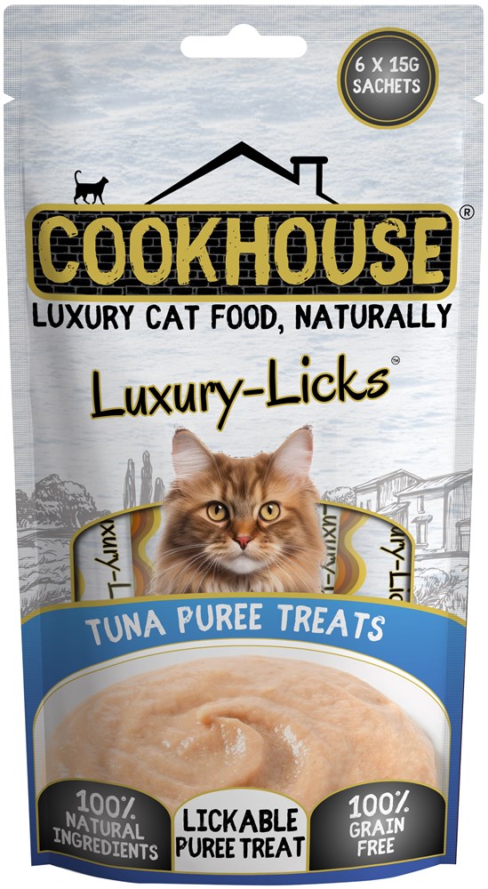 Cookhouse Cat Licks Puree Tuna 90g