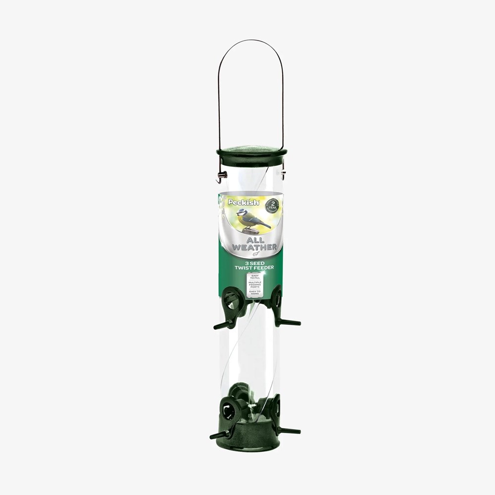 Peckish All Weather 3 Seed Twist Feeder