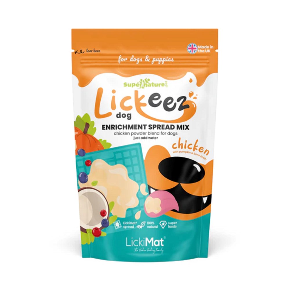 Lickeez Dog Chicken Enrichment Spread Mix for Dogs 100g