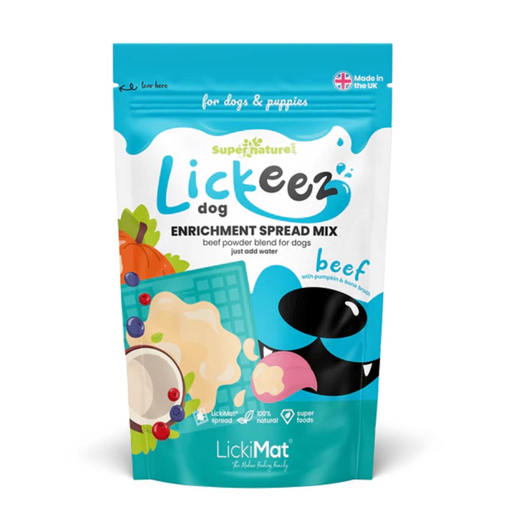 Lickeez Dog Beef Enrichment Spread Mix for Dogs 100g