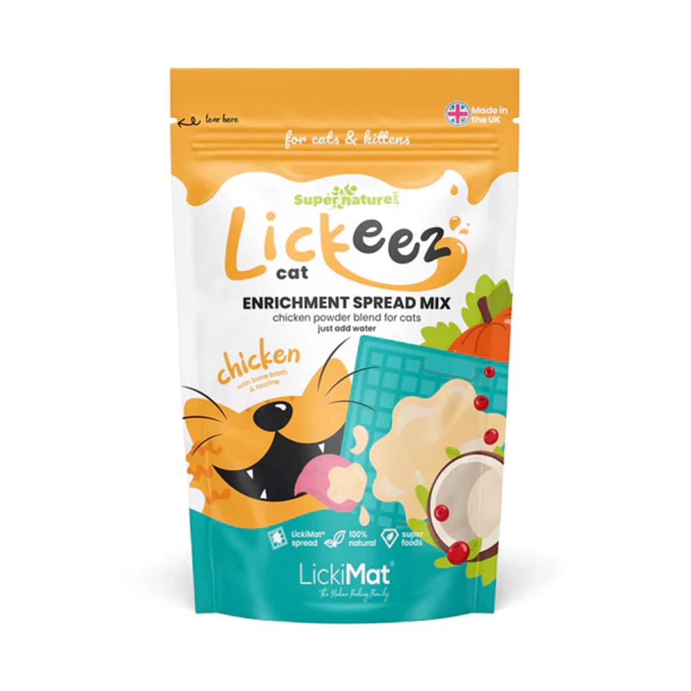 Lickeez Cat Chicken Enrichment Spread Mix for Cats 100g